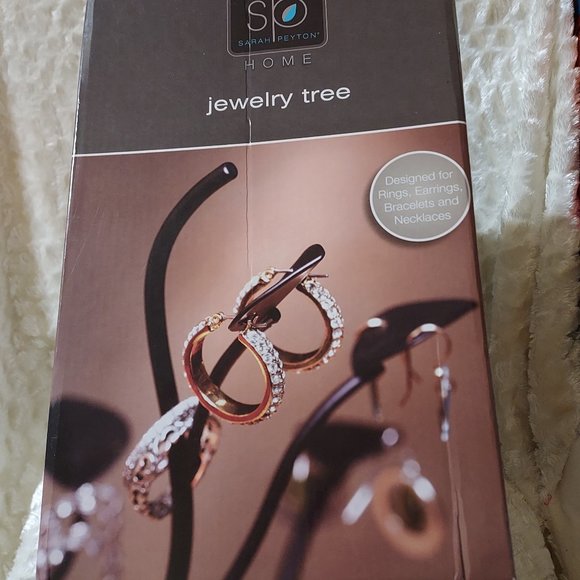 Sarah Peyton Home Metal with Black Matte Finish Jewelry Tree NWT - Picture 2 of 3